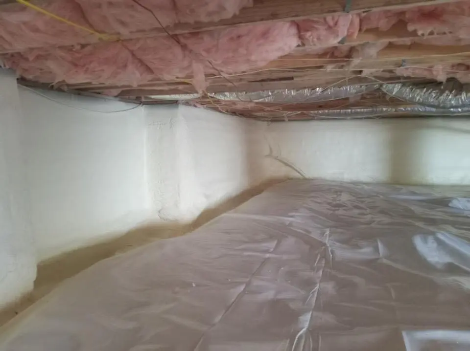 Crawl space encapsulation with closed-cell spray foam for Spray Foam Roofing Repair in Campbellsville